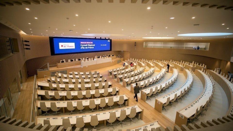 Miniature de Hemicycle du conseil régional d’Île-de-France - Saint-Ouen